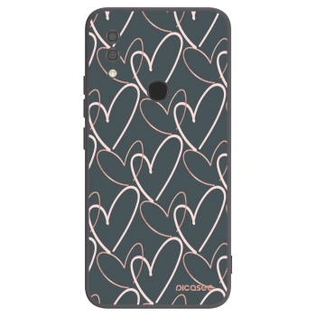 Picasee silikonski črni ovitek za Xiaomi Redmi 7 - Lots of love
