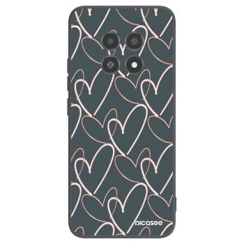 Picasee silikonski črni ovitek za Realme 12X - Lots of love