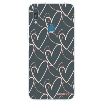 Picasee silikonski prozorni ovitek za Huawei Y6 2019 - Lots of love