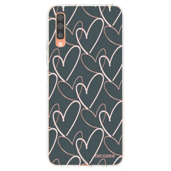 Picasee silikonski prozorni ovitek za Samsung Galaxy A70 A705F - Lots of love