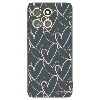 Picasee silikonski črni ovitek za Motorola Moto G86 Power 5G - Lots of love