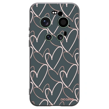 Picasee silikonski črni ovitek za Xiaomi 17 Ultra - Lots of love