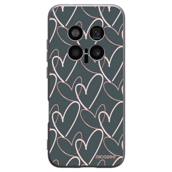 Picasee silikonski črni ovitek za Honor Magic8 Pro 5G - Lots of love