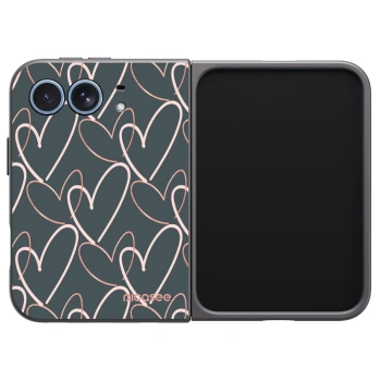 Picasee silikonski črni ovitek za Apple iPhone Duo - Lots of love