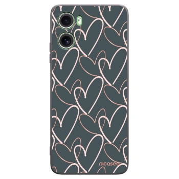 Picasee silikonski črni ovitek za Motorola Moto G06 - Lots of love