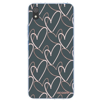 Picasee silikonski prozorni ovitek za Xiaomi Redmi 7A - Lots of love