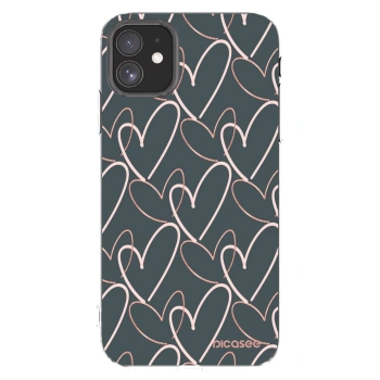Picasee silikonski prozorni ovitek za Apple iPhone 11 - Lots of love