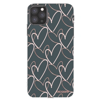 Picasee silikonski prozorni ovitek za Apple iPhone 11 Pro Max - Lots of love