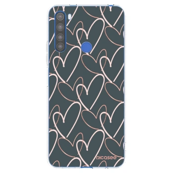 Picasee silikonski prozorni ovitek za Xiaomi Redmi Note 8T - Lots of love