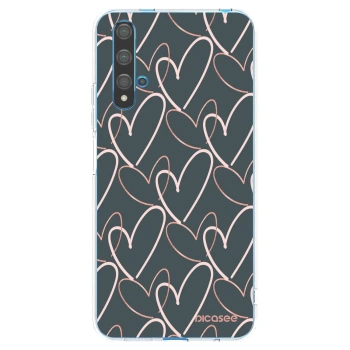 Picasee silikonski prozorni ovitek za Huawei Nova 5T - Lots of love