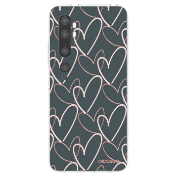 Picasee silikonski prozorni ovitek za Xiaomi Mi Note 10 (Pro) - Lots of love