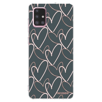 Picasee silikonski prozorni ovitek za Samsung Galaxy A71 A715F - Lots of love