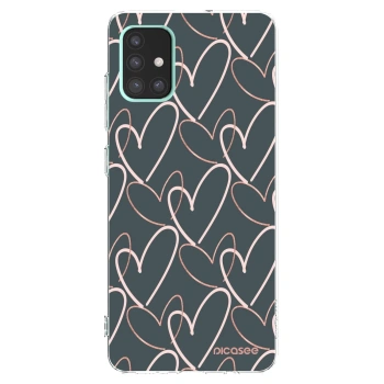 Picasee silikonski prozorni ovitek za Samsung Galaxy A51 A515F - Lots of love