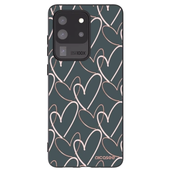 Picasee silikonski črni ovitek za Samsung Galaxy S20 Ultra 5G G988F - Lots of love