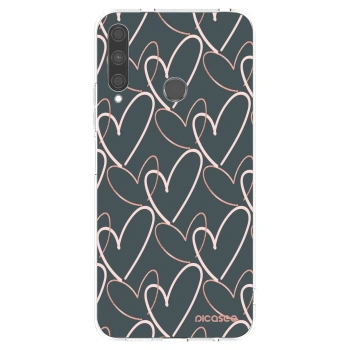 Picasee silikonski prozorni ovitek za Huawei P40 Lite E - Lots of love
