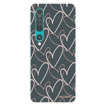 Picasee silikonski prozorni ovitek za Xiaomi Mi 10 - Lots of love