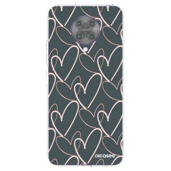 Picasee silikonski prozorni ovitek za Xiaomi Poco F2 Pro - Lots of love