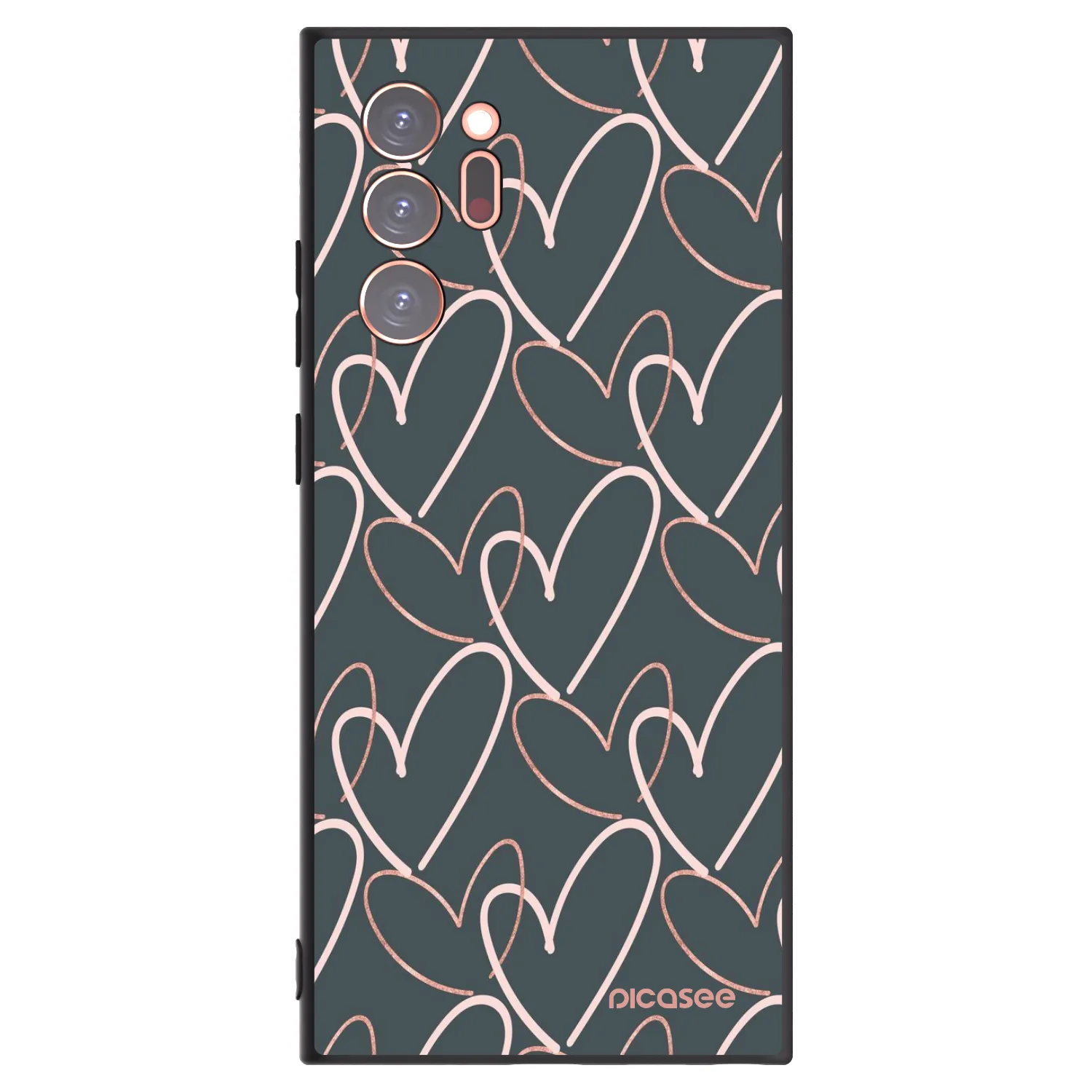 Picasee silikonski črni ovitek za Samsung Galaxy Note 20 Ultra - Lots of love