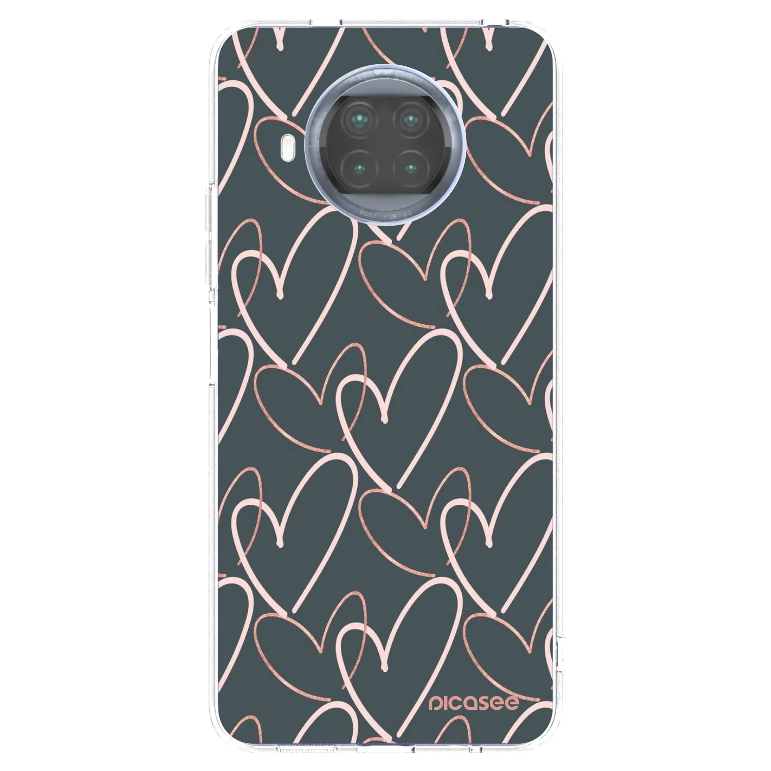Picasee silikonski prozorni ovitek za Xiaomi Mi 10T Lite - Lots of love