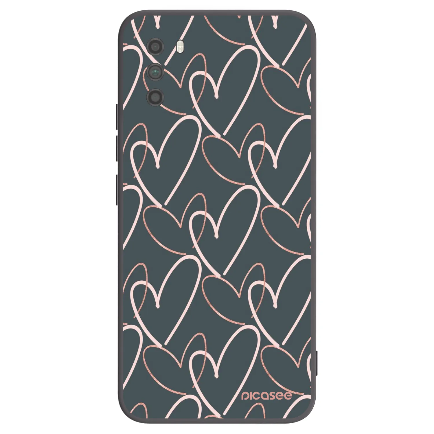 Picasee silikonski črni ovitek za Xiaomi Poco M3 - Lots of love