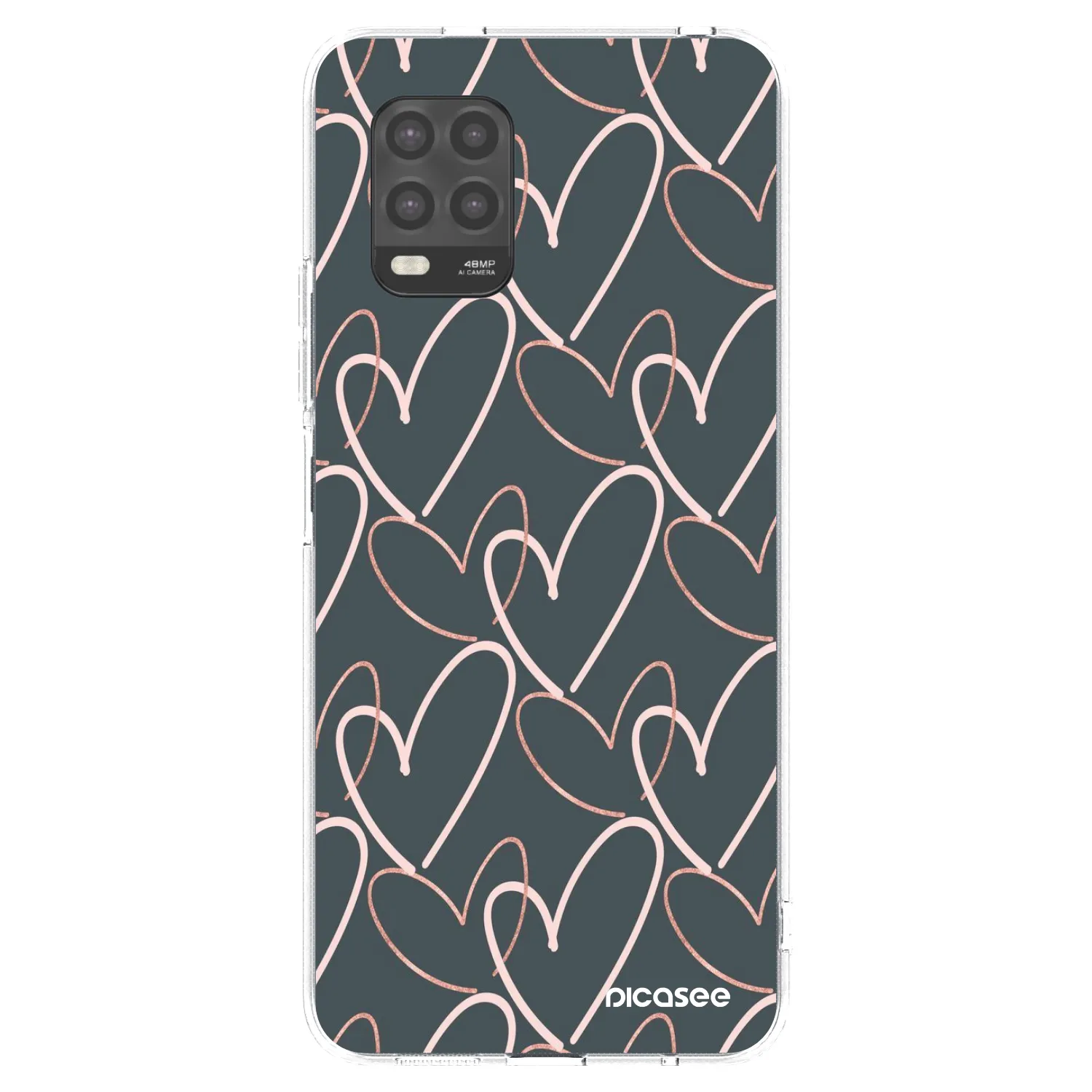 Picasee silikonski prozorni ovitek za Xiaomi Mi 10 Lite - Lots of love