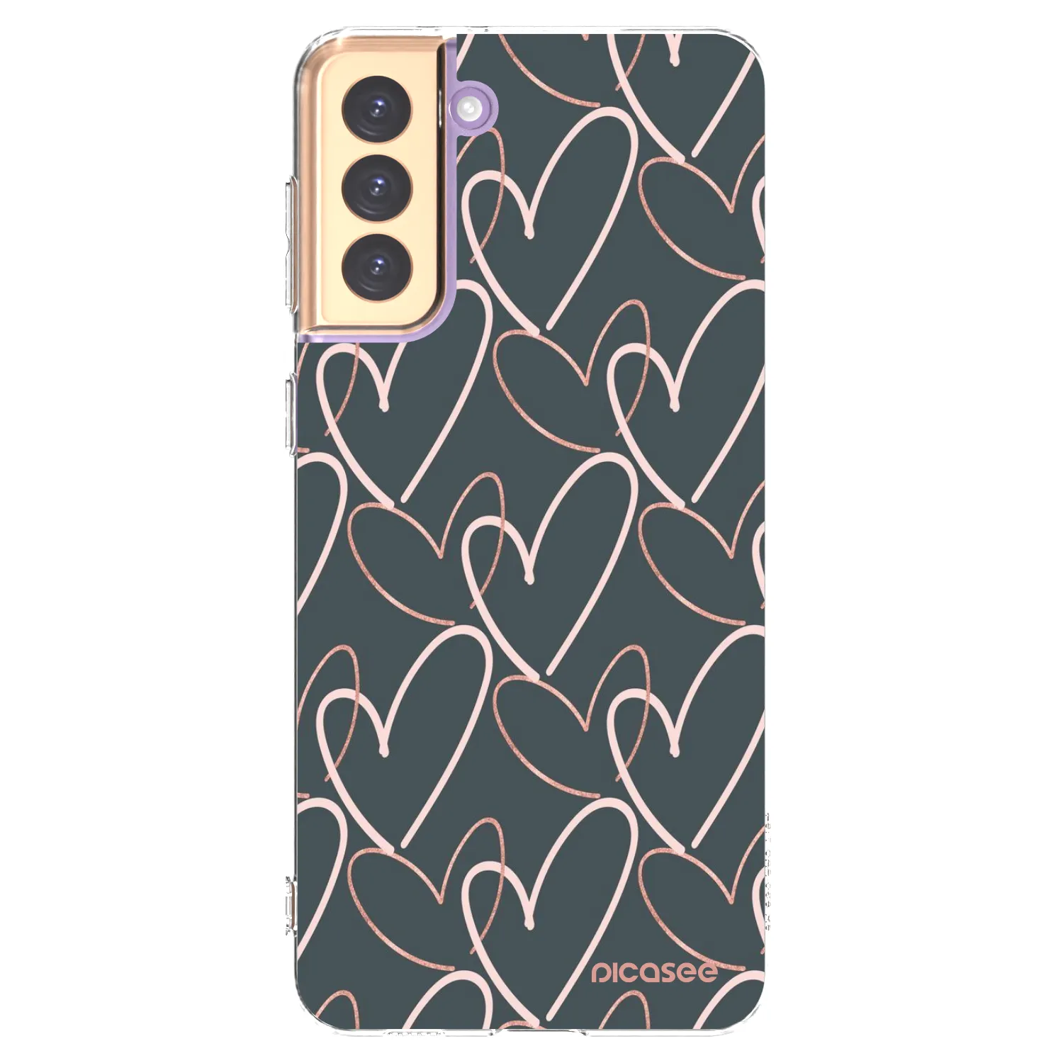 Picasee silikonski prozorni ovitek za Samsung Galaxy S21+ 5G G996F - Lots of love