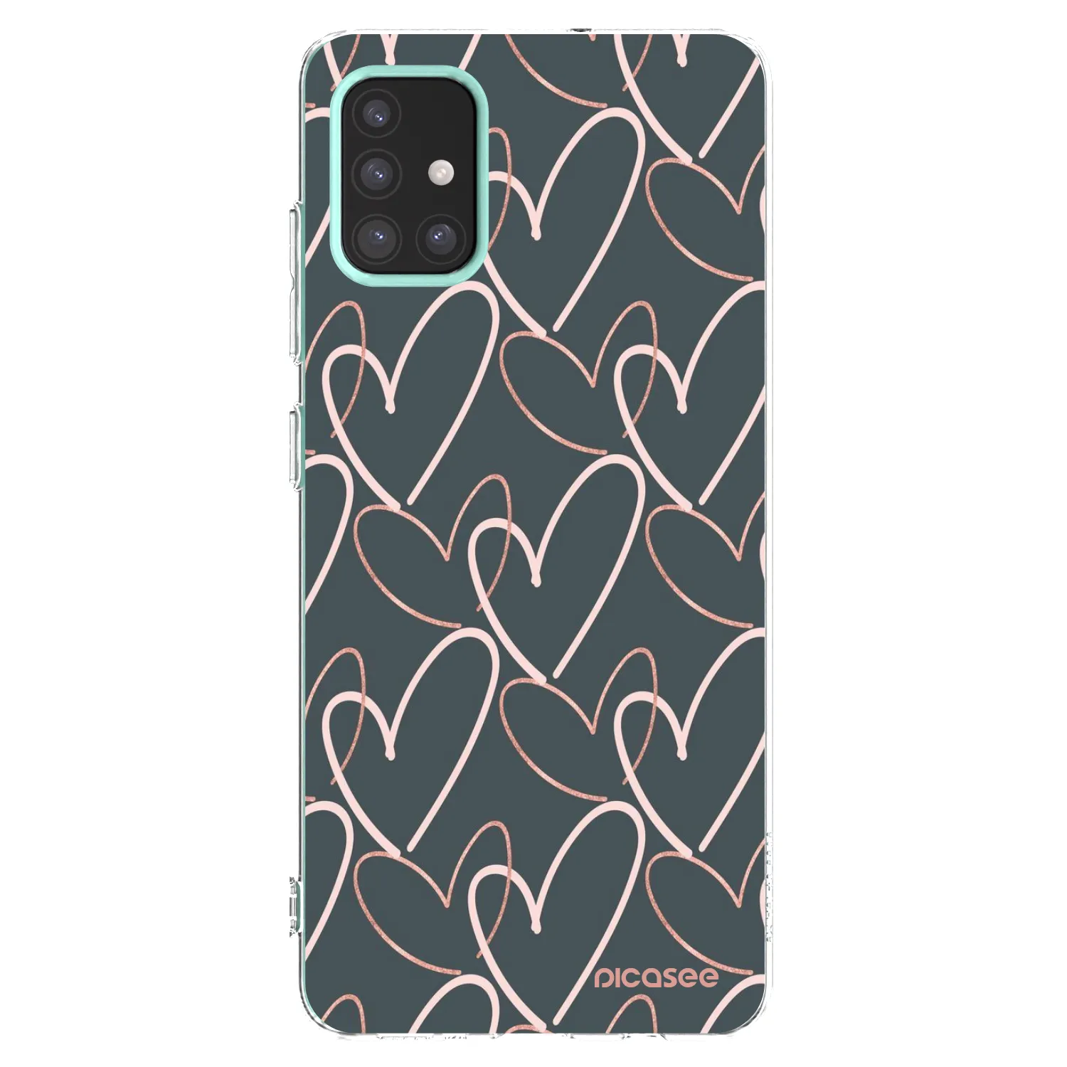 Picasee silikonski prozorni ovitek za Samsung Galaxy M31s - Lots of love