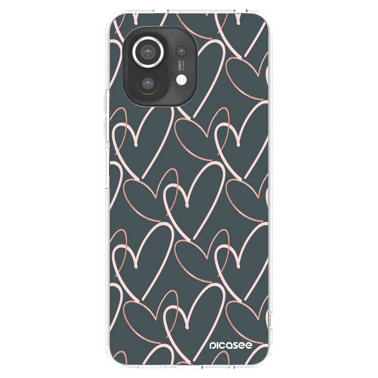 Picasee silikonski prozorni ovitek za Xiaomi Mi 11 - Lots of love