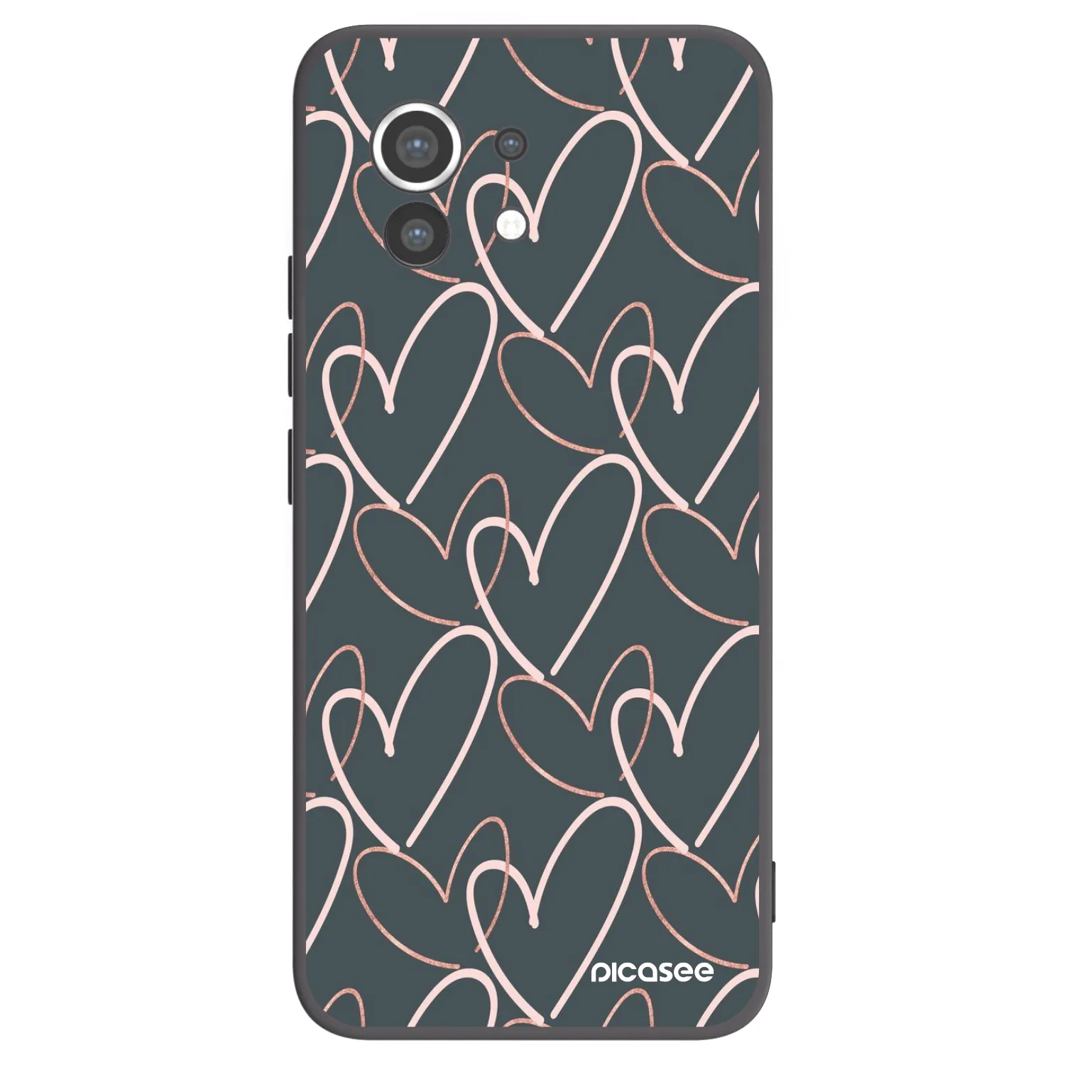 Picasee silikonski črni ovitek za Xiaomi Mi 11 - Lots of love