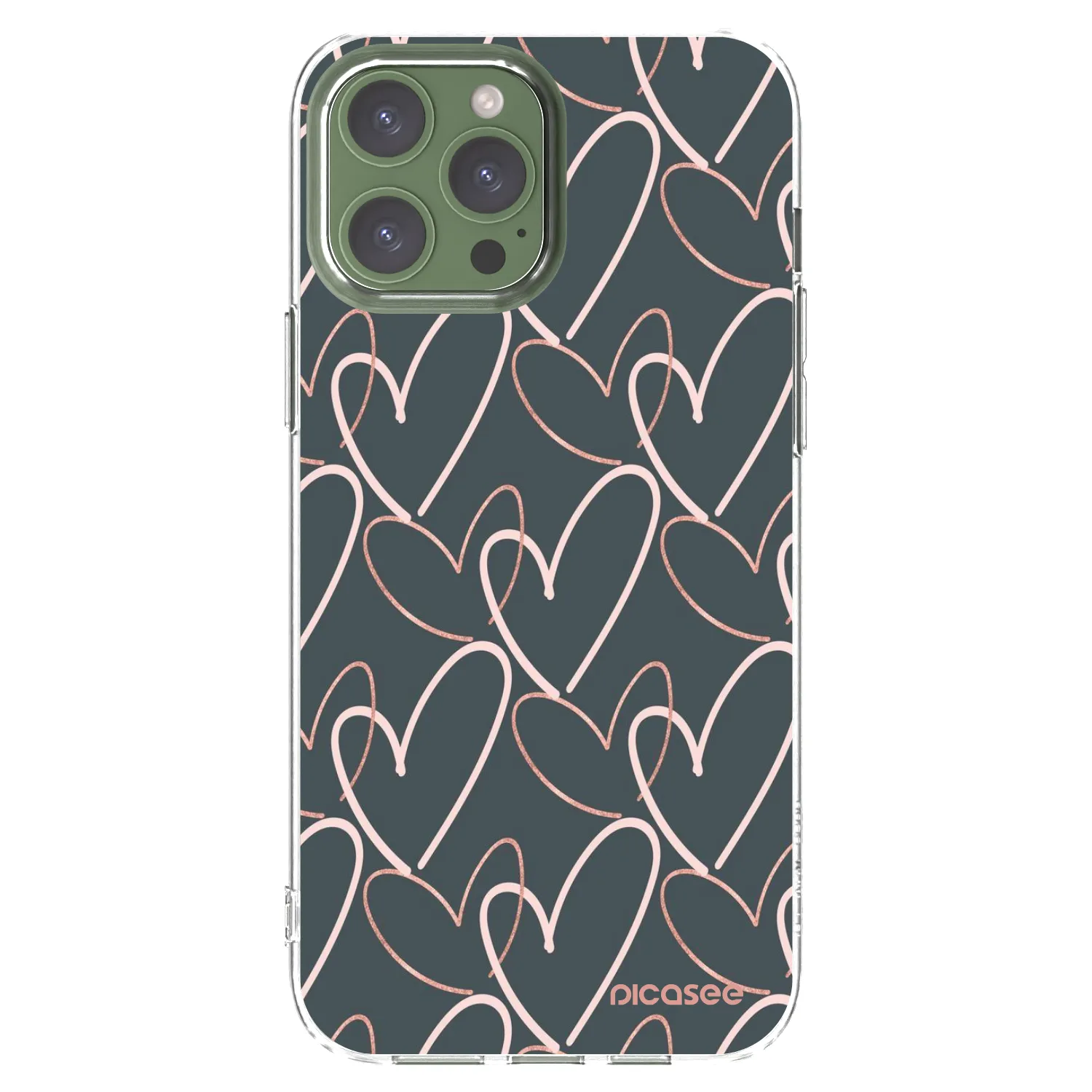 Picasee silikonski prozorni ovitek za Apple iPhone 13 Pro Max - Lots of love