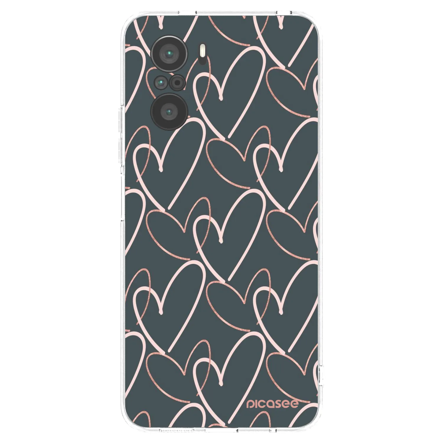 Picasee silikonski prozorni ovitek za Xiaomi Poco F3 - Lots of love