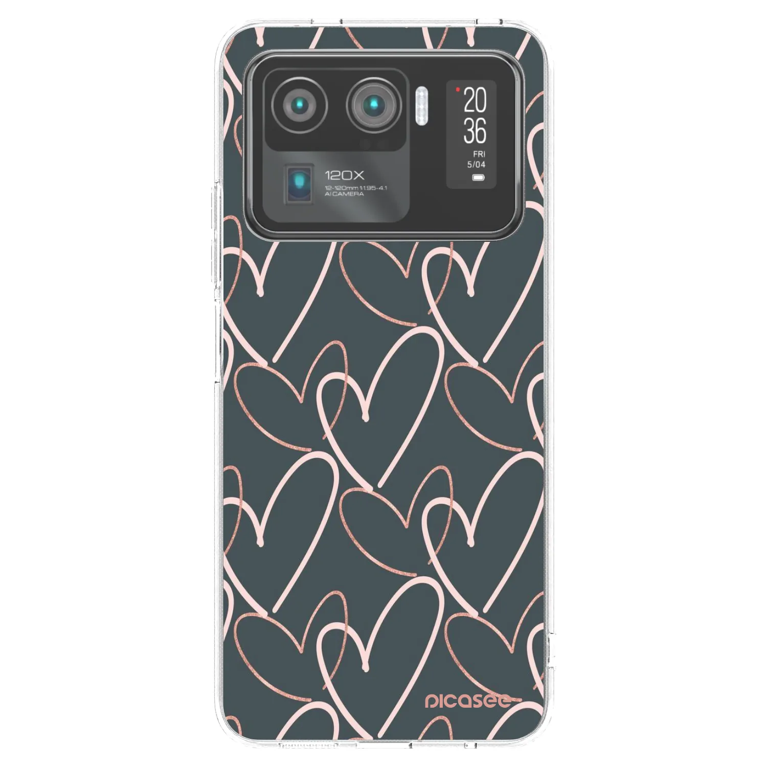 Picasee silikonski prozorni ovitek za Xiaomi Mi 11 Ultra - Lots of love