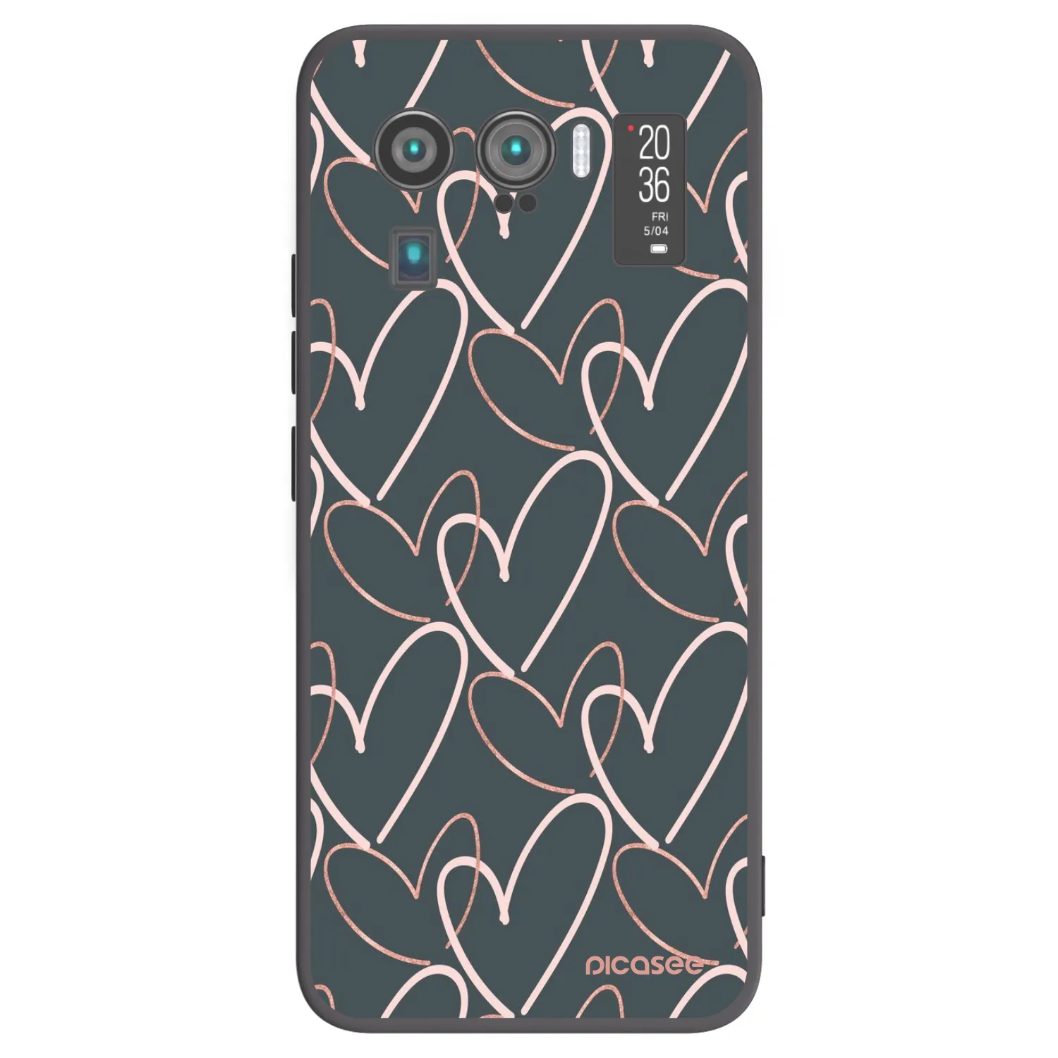 Picasee silikonski črni ovitek za Xiaomi Mi 11 Ultra - Lots of love