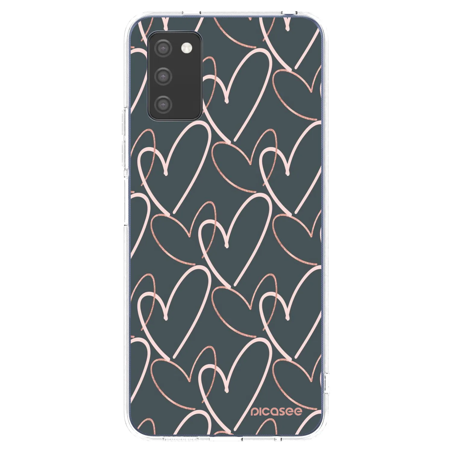 Picasee silikonski prozorni ovitek za Samsung Galaxy A02s A025G - Lots of love