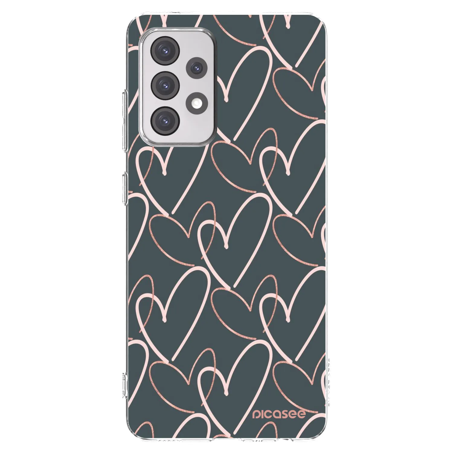 Picasee silikonski prozorni ovitek za Samsung Galaxy A52s 5G A528B - Lots of love