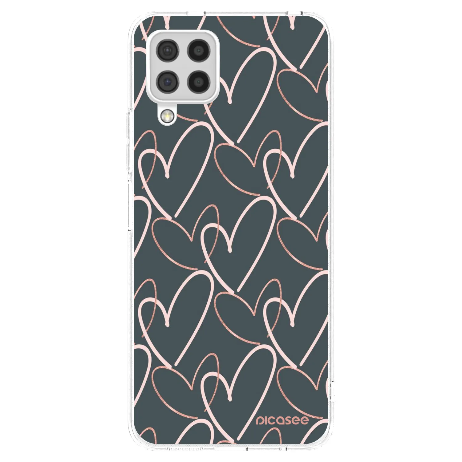 Picasee silikonski prozorni ovitek za Samsung Galaxy A22 A225F 4G - Lots of love