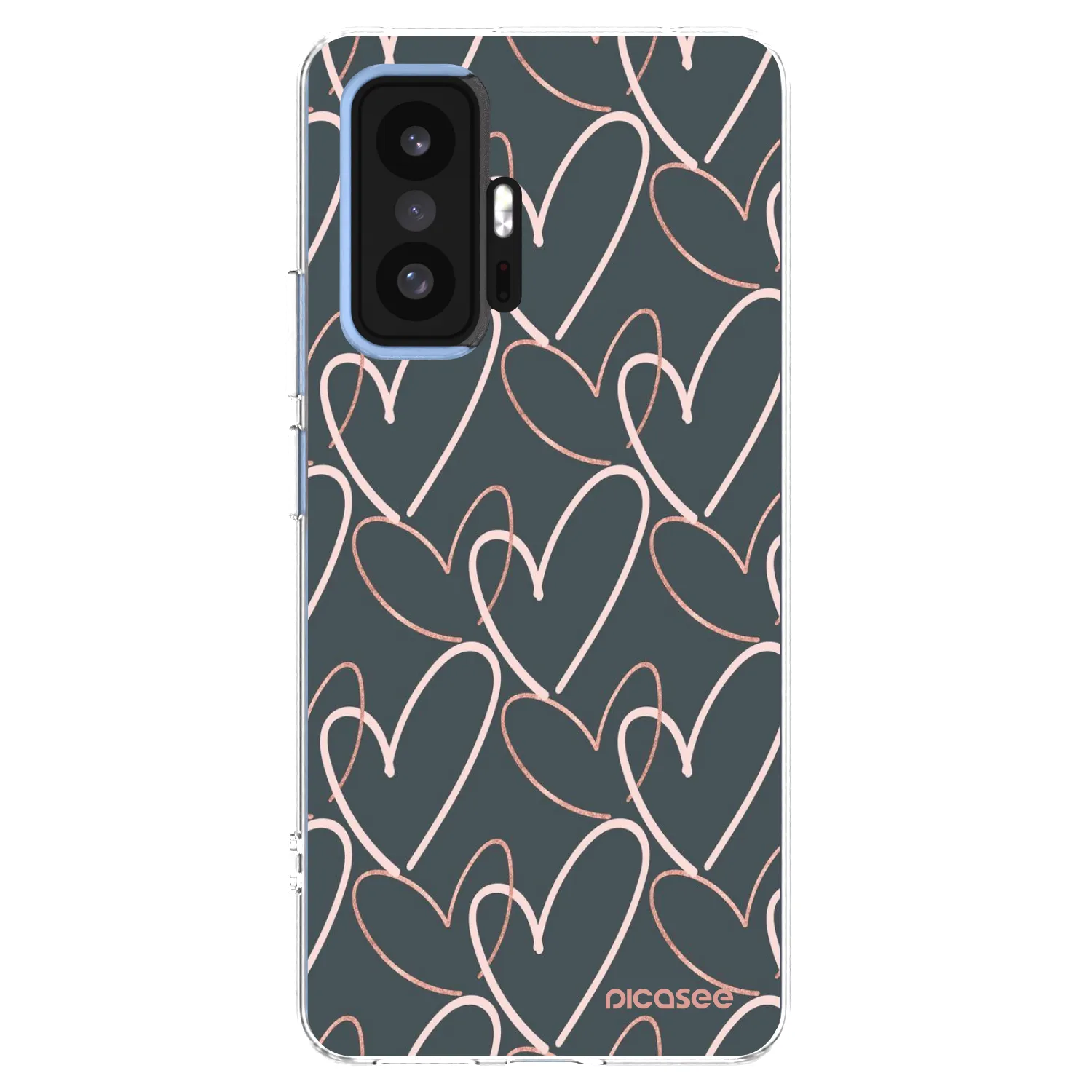 Picasee silikonski prozorni ovitek za Xiaomi 11T - Lots of love