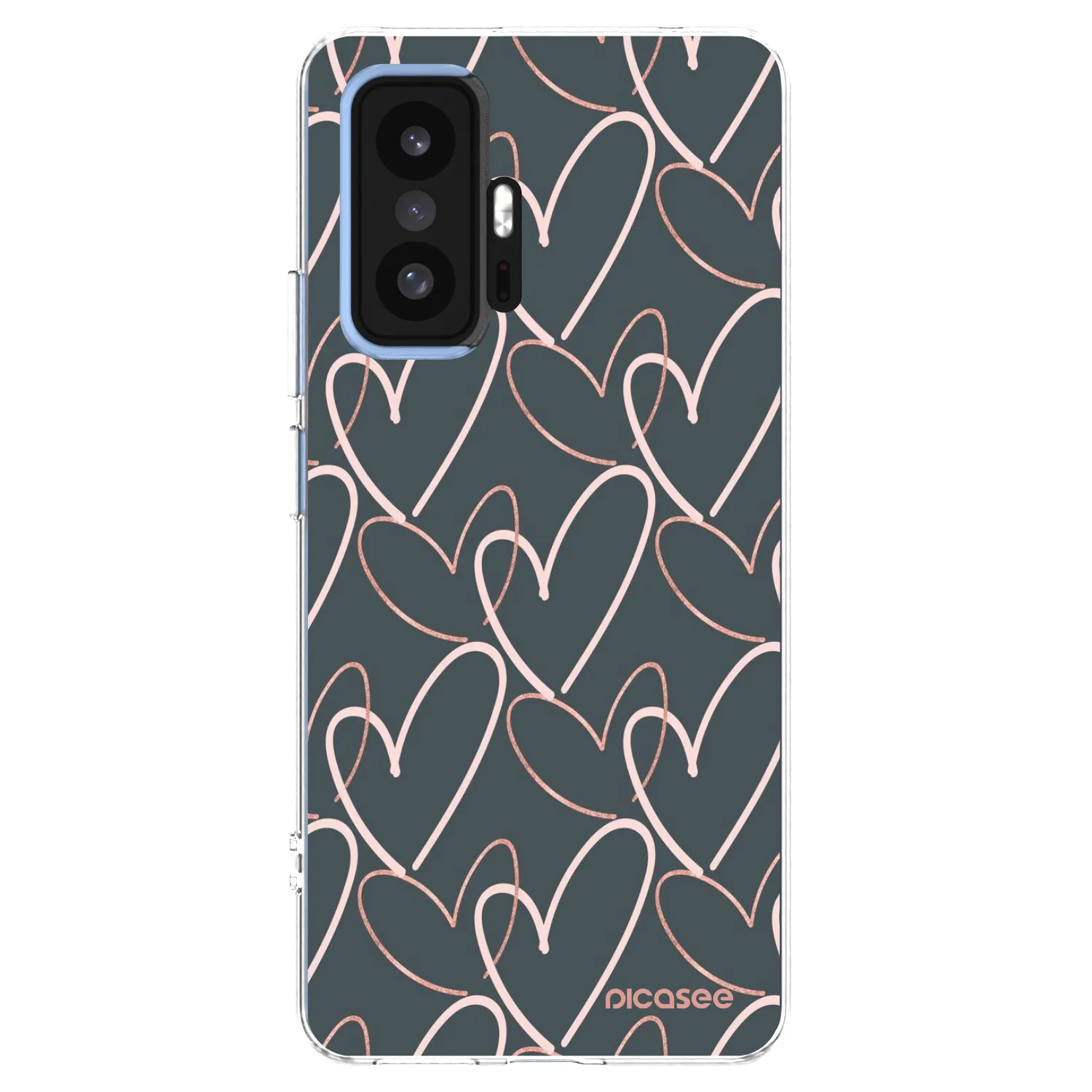 Picasee silikonski prozorni ovitek za Xiaomi 11T Pro - Lots of love