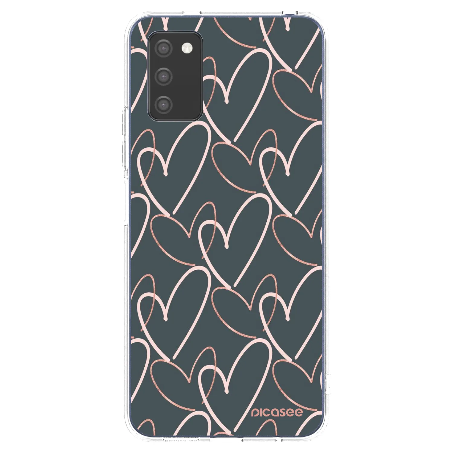 Picasee silikonski prozorni ovitek za Samsung Galaxy A03s A037G - Lots of love