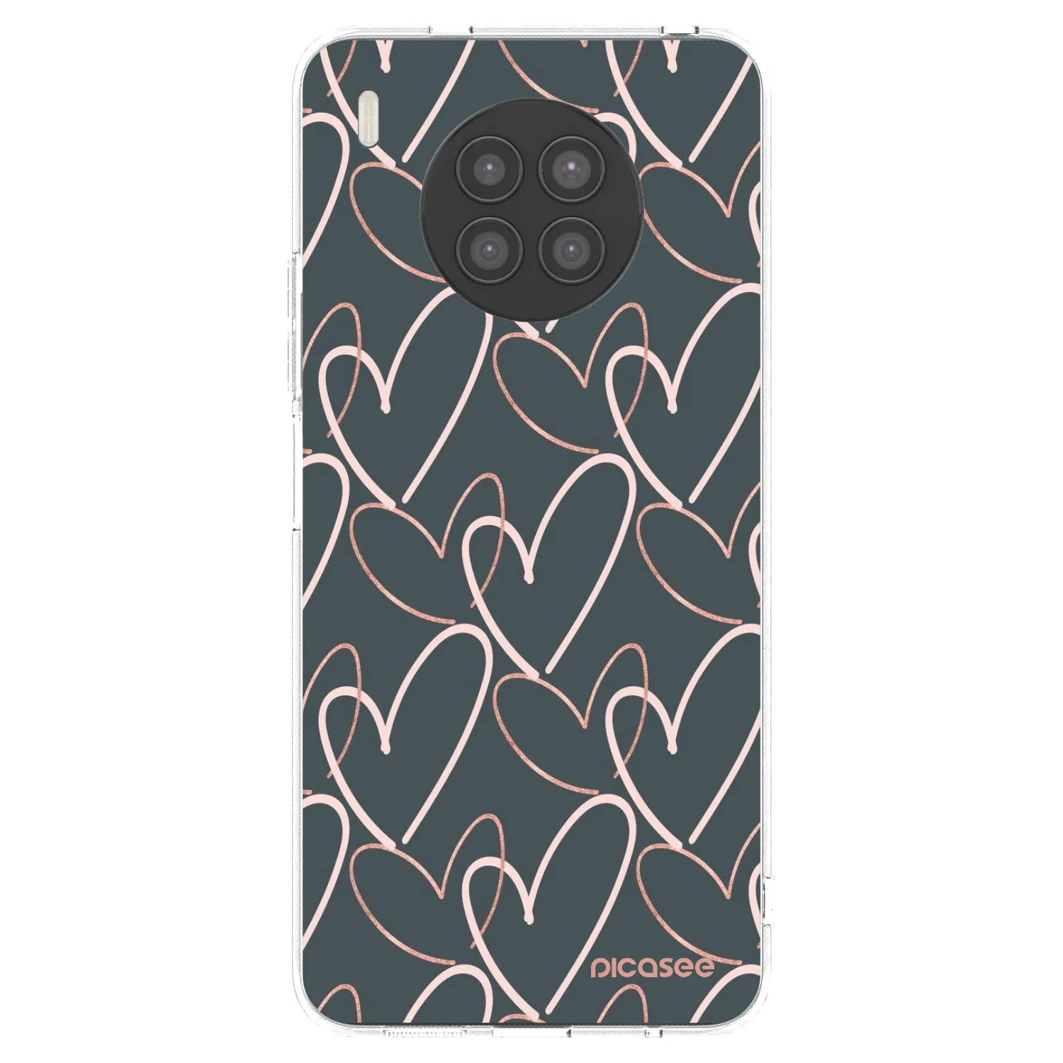 Picasee silikonski prozorni ovitek za Huawei Nova 8i - Lots of love