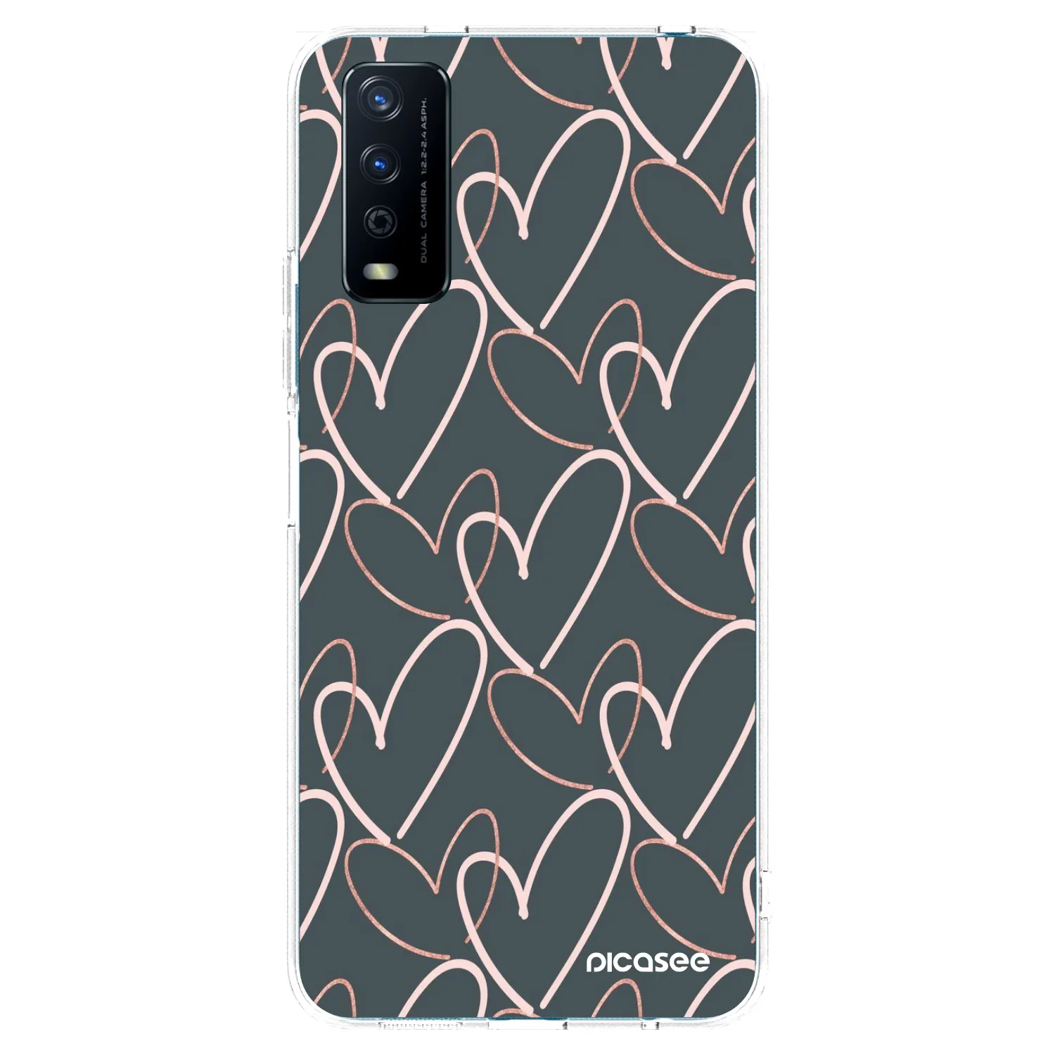 Picasee silikonski prozorni ovitek za Vivo Y11s - Lots of love