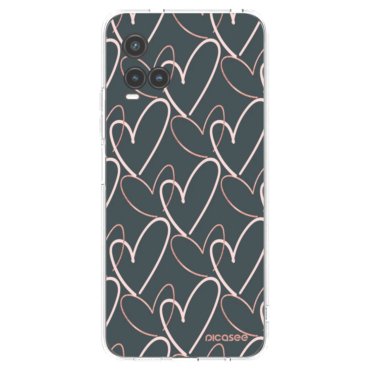 Picasee silikonski prozorni ovitek za Vivo Y33s - Lots of love