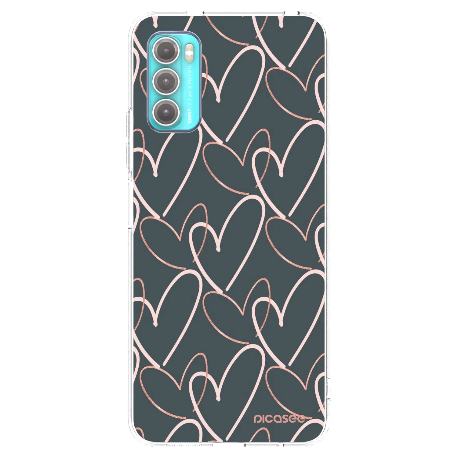 Picasee silikonski prozorni ovitek za Motorola Moto G60 - Lots of love