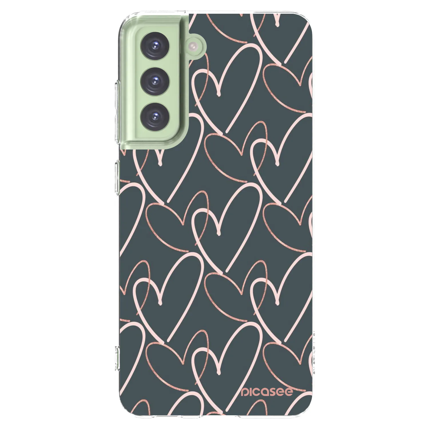 Picasee silikonski prozorni ovitek za Samsung Galaxy S21 FE 5G - Lots of love