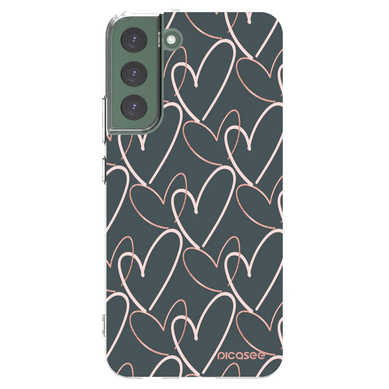 Picasee silikonski prozorni ovitek za Samsung Galaxy S22+ 5G - Lots of love