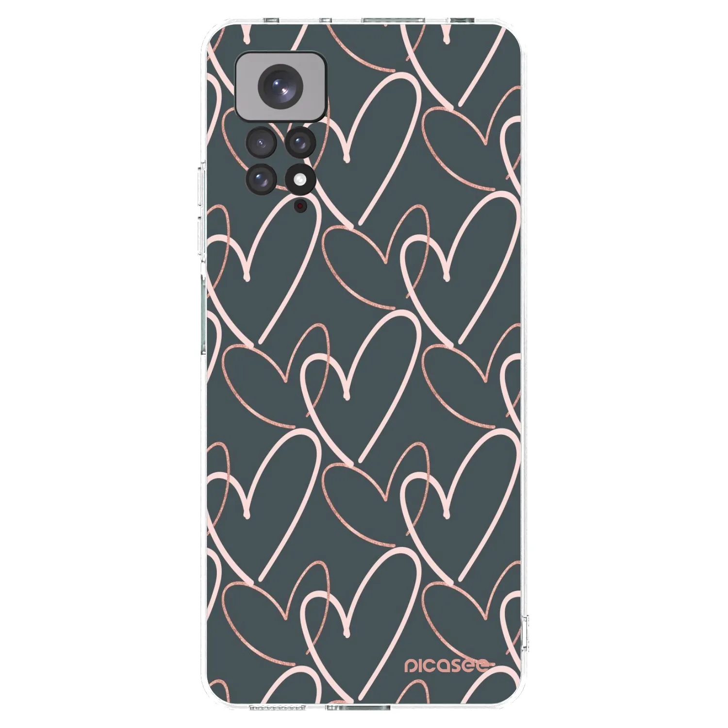 Picasee silikonski prozorni ovitek za Xiaomi Redmi Note 11S 4G - Lots of love