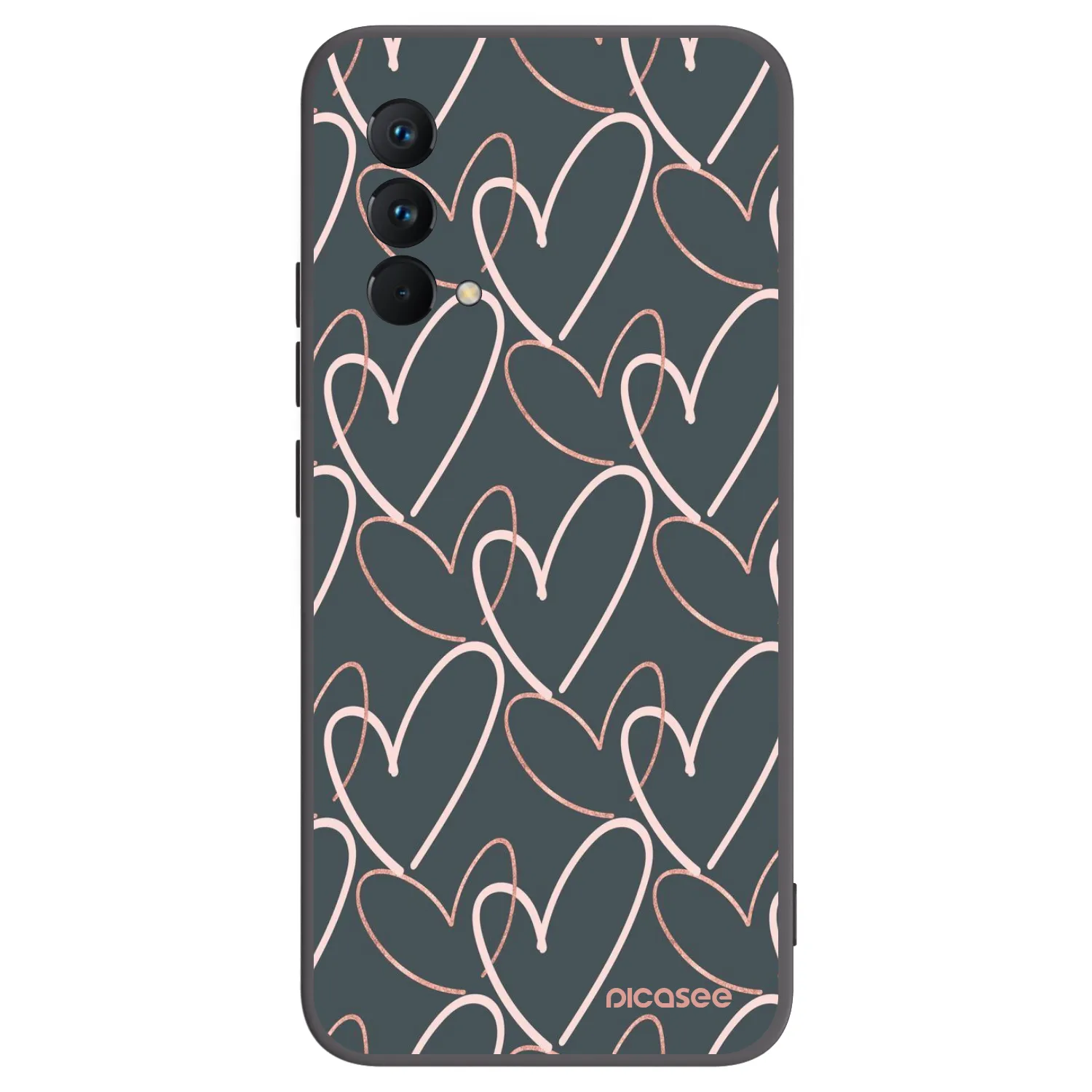 Picasee silikonski črni ovitek za Realme GT Master Edition 5G - Lots of love
