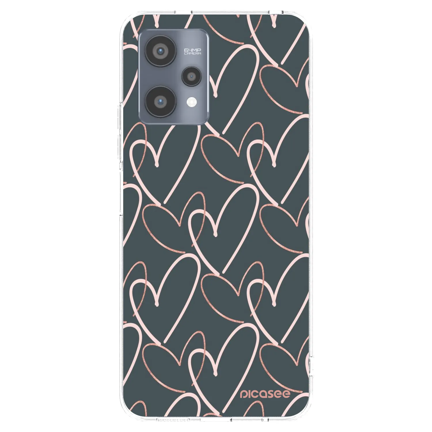 Picasee silikonski prozorni ovitek za Realme 9 Pro 5G - Lots of love