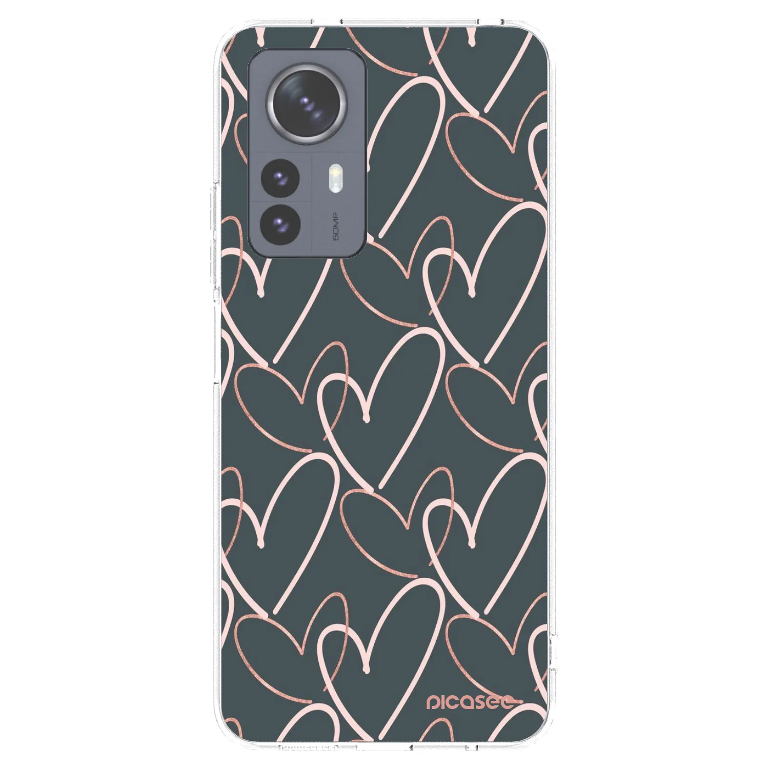 Picasee silikonski prozorni ovitek za Xiaomi 12 Pro - Lots of love