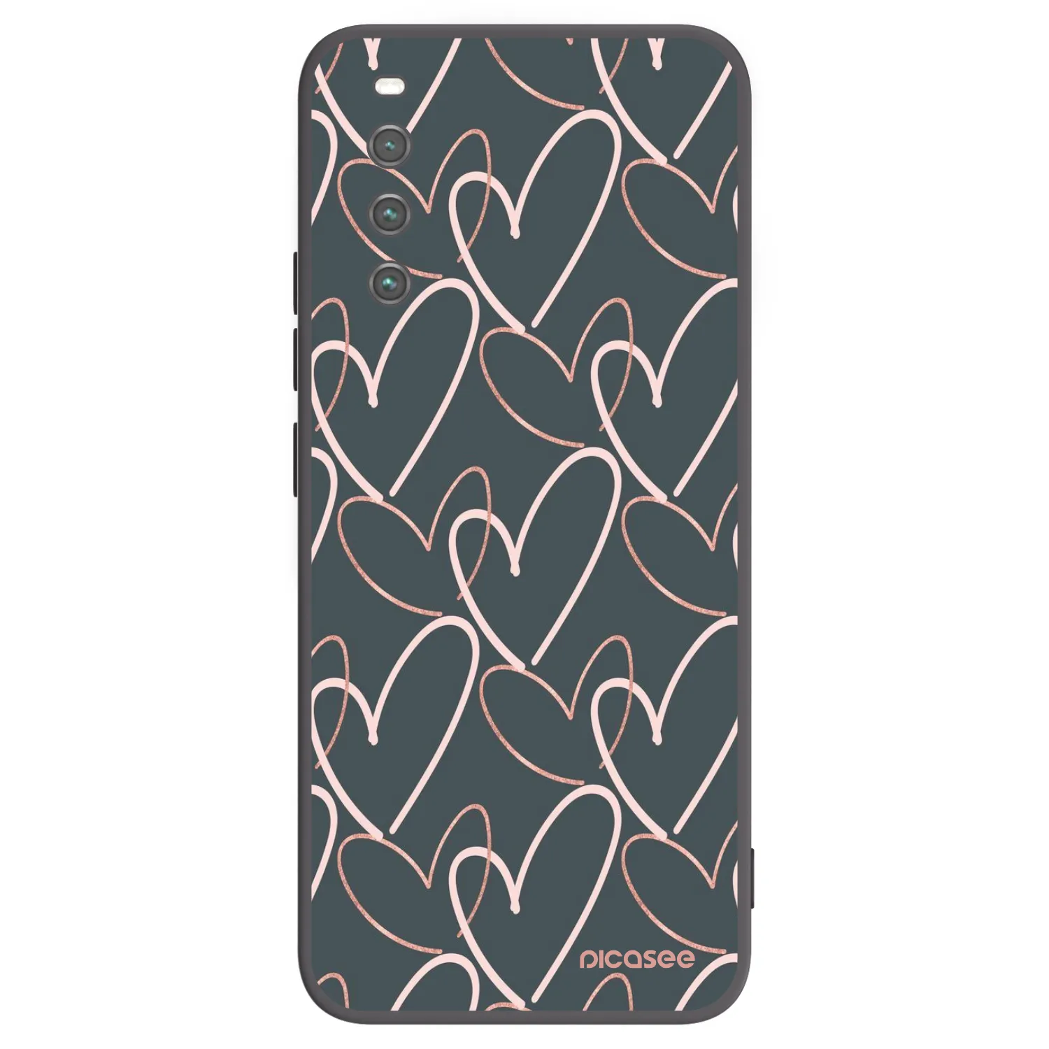 Picasee silikonski črni ovitek za Sony Xperia 10 IV 5G - Lots of love